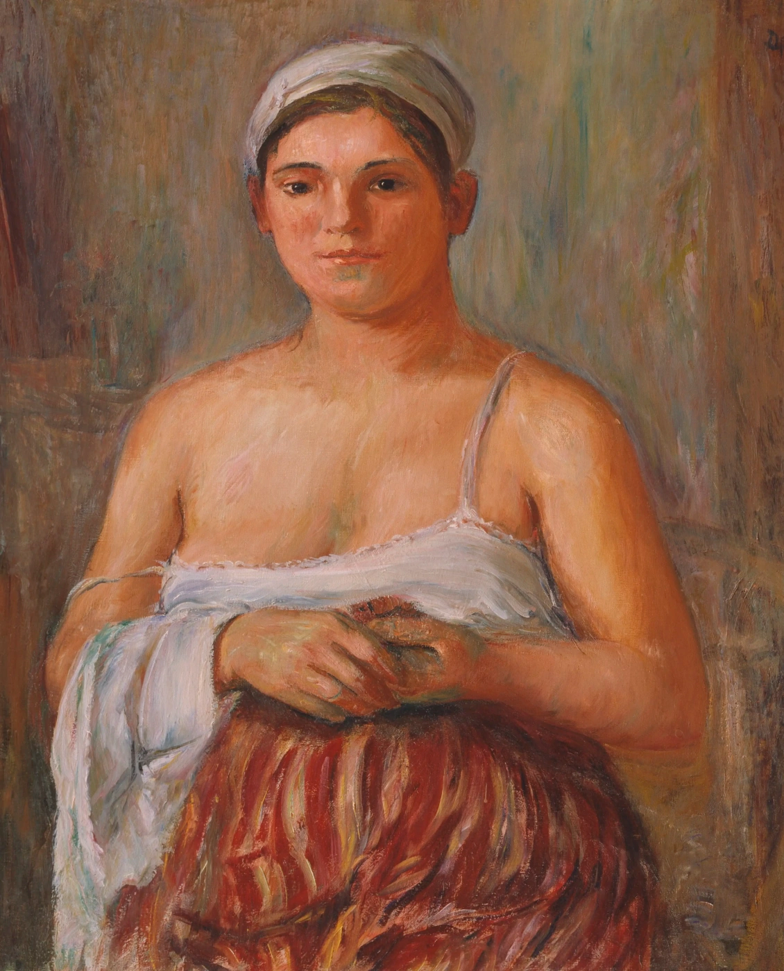Древин Александр Давидович, «Девушка с полотенцем» 1937 год