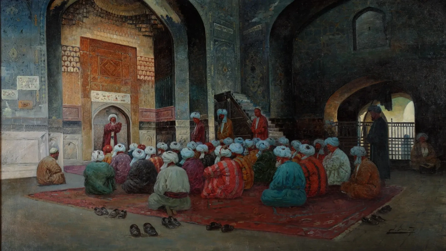 Зоммер Рихард Карлович, «Проповедь в мечети» 1900 год