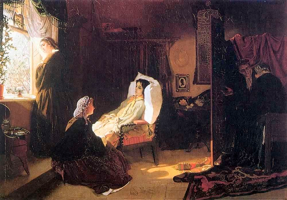 Клодт Михаил Петрович, «Последняя весна» 1861 год