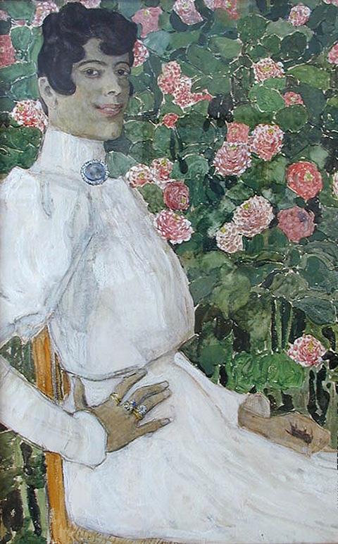 Головин Александр Яковлевич, «Испанка в белом» 1906-1908 г