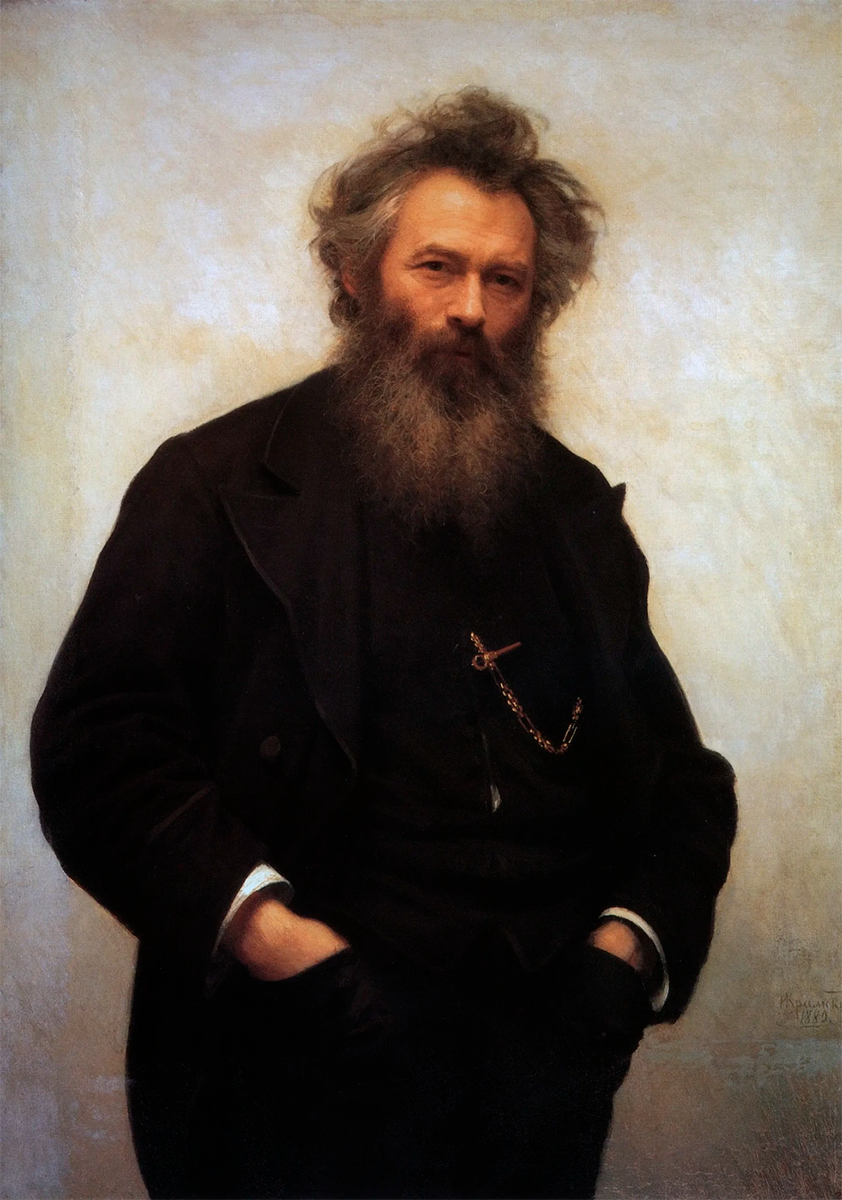 Крамской Иван Николаевич, портрет И.И. Шишкина
