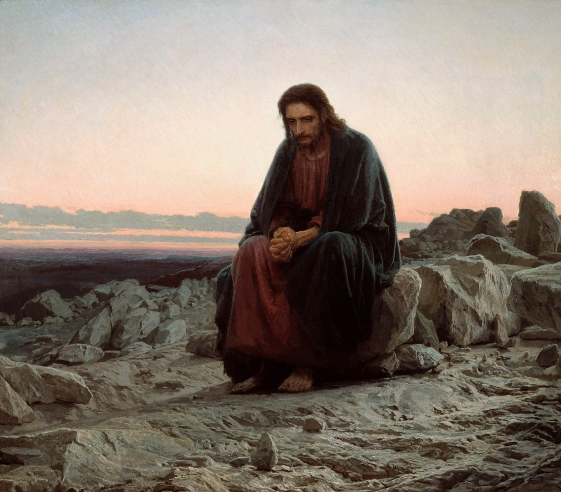 Крамской Иван Николаевич, «Христос в пустыне»