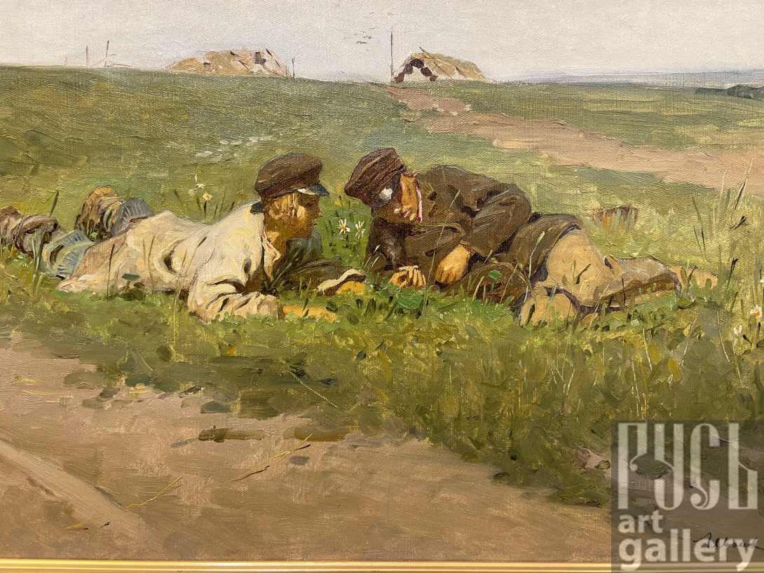 Антикварная живопись и графика "Грамотка", Иванов Сергей Васильевич (1864 — 1910)