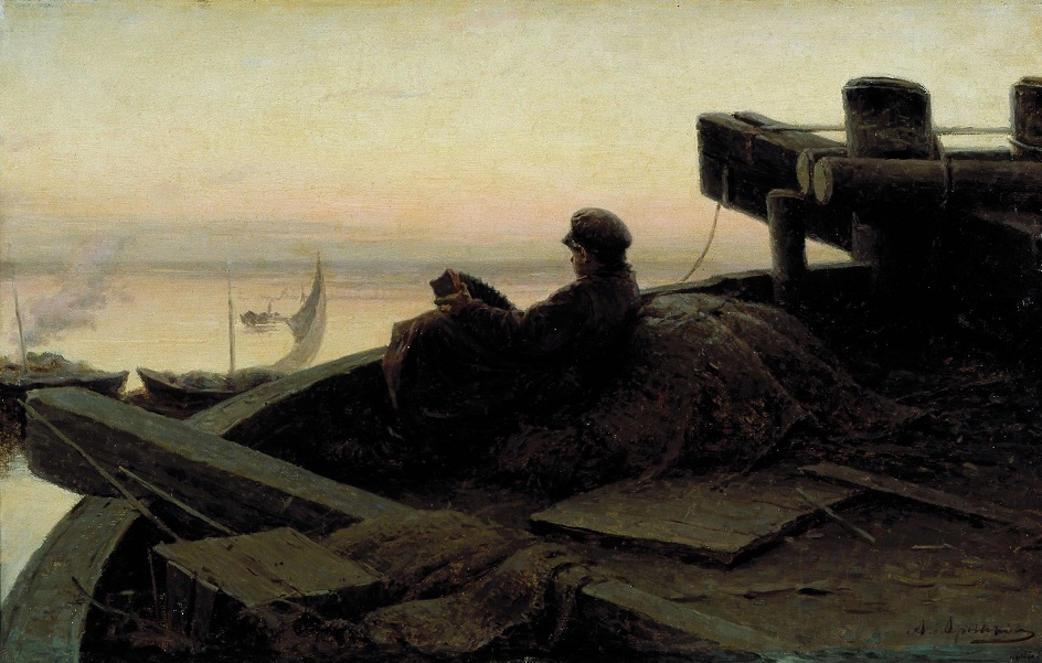 Абрам Архипов. Картина «На Волге», 1889