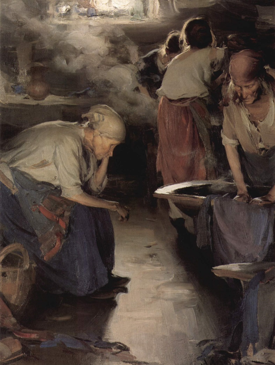 Абрам Архипов. Картина «Прачки», 1901