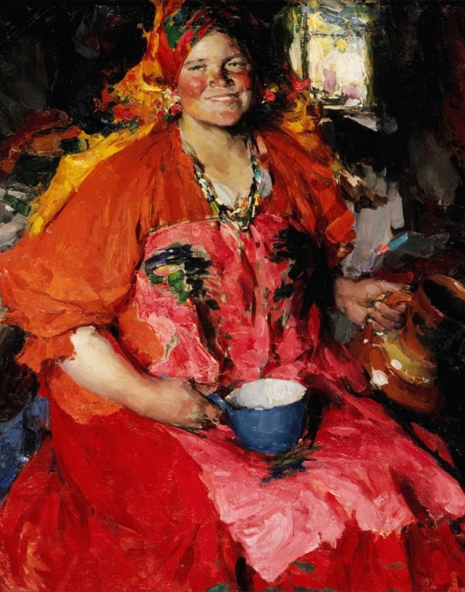 Абрам Архипов. Картина «Девушка с кувшином»», 1927