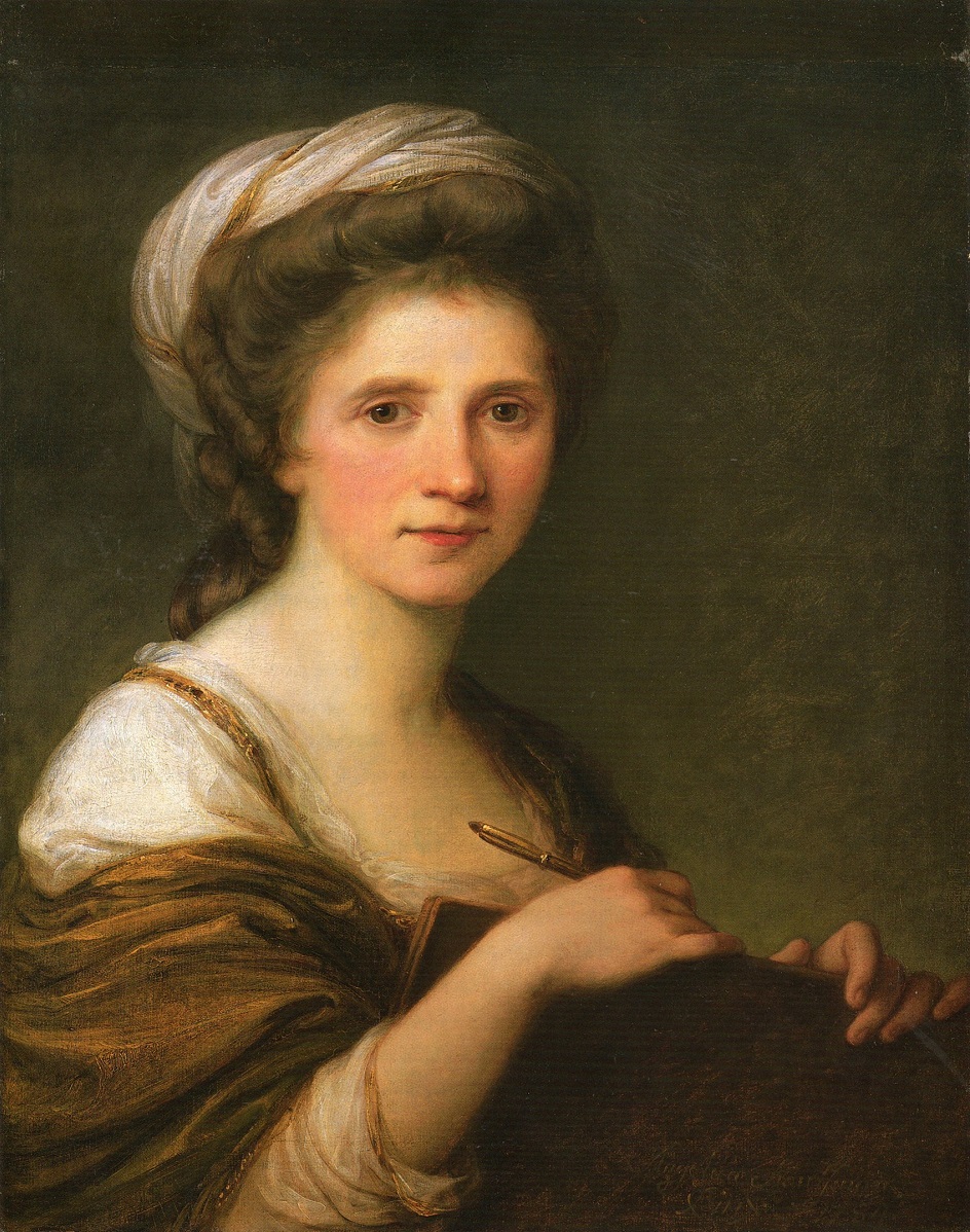 Ангелика Кауфман. Картина «Автопортрет», 1784