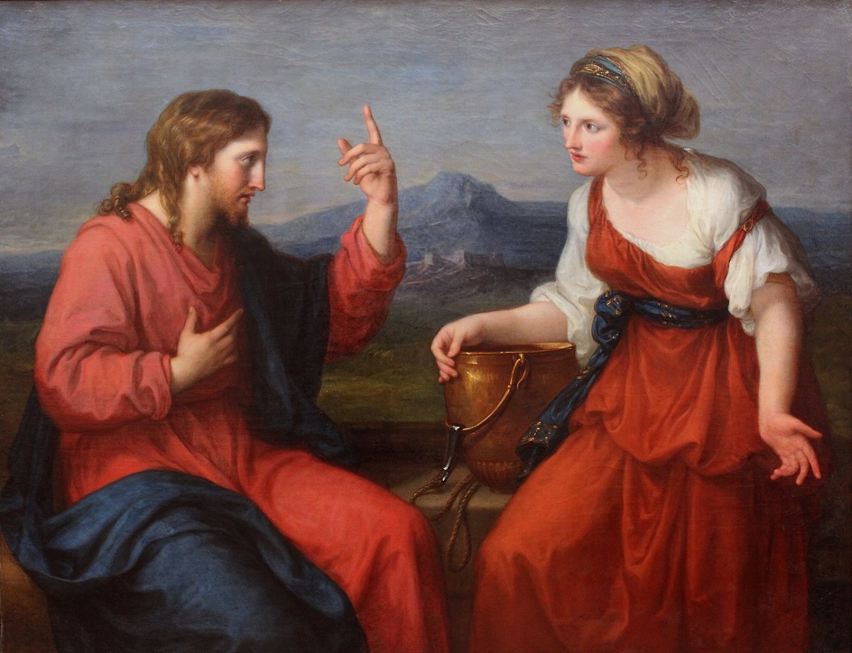Ангелика Кауфман. Картина «Иисус и самарянка у колодца Иакова», 1796