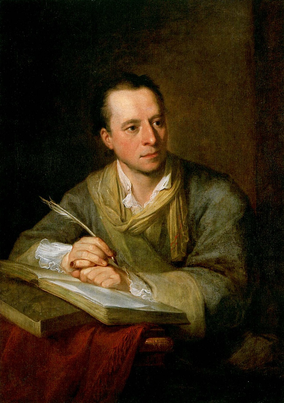 Ангелика Кауфман. Картина «Портрет Иоганна Иоахима Винкельмана», 1764