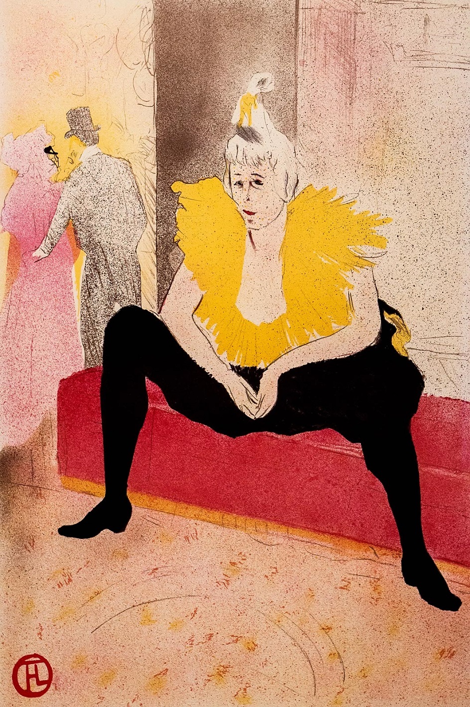 Анри Тулуз-Лотрек. Картина «Клоунесса Ша-Ю-Као», 1896