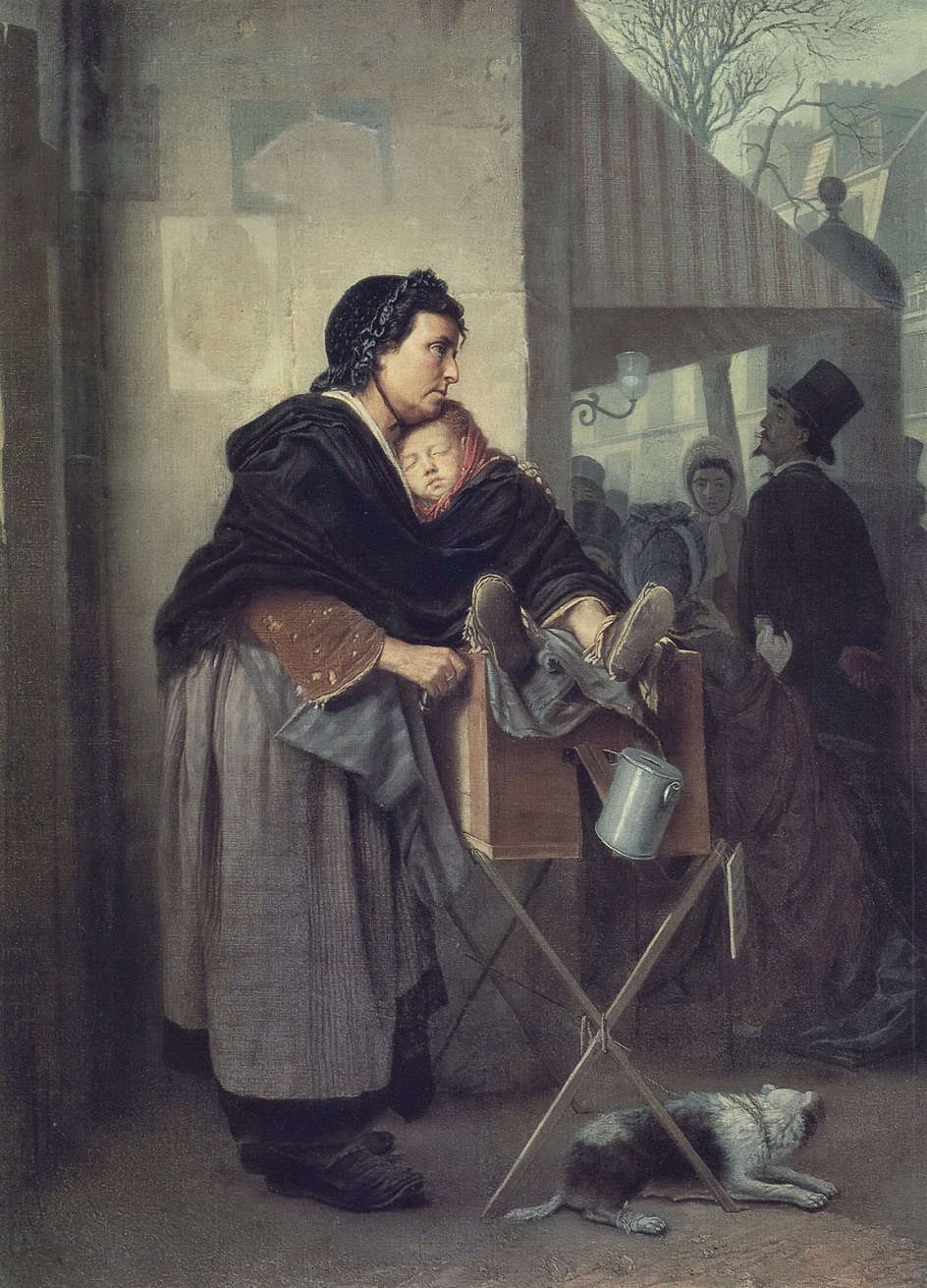 Василий Перов. «Парижская шарманщица», 1864