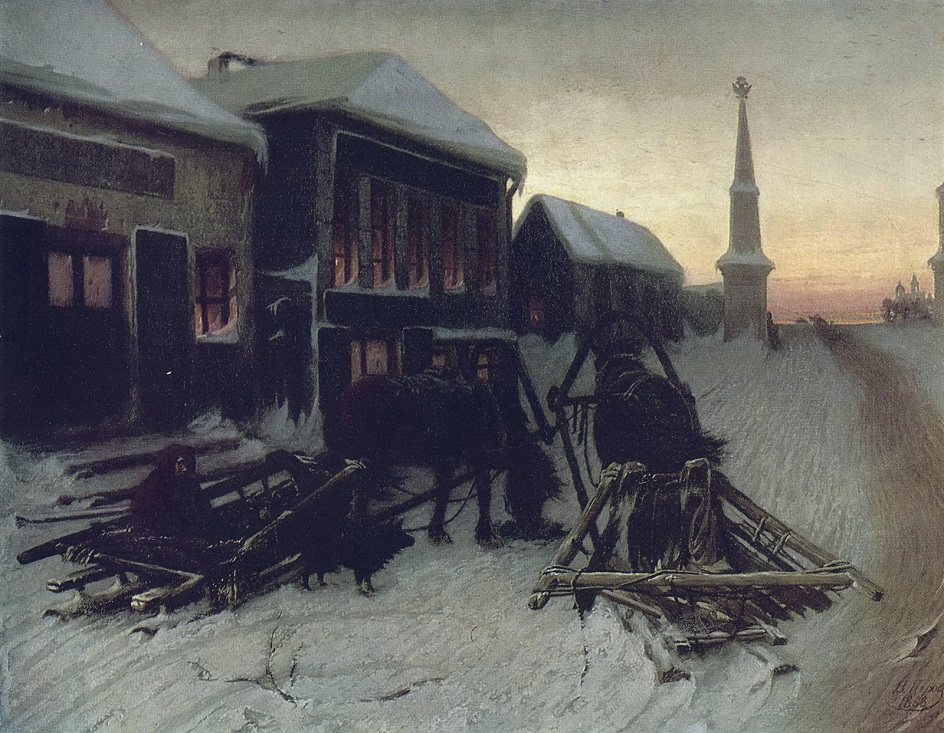 Василий Перов. «Последний кабак у заставы», 1868