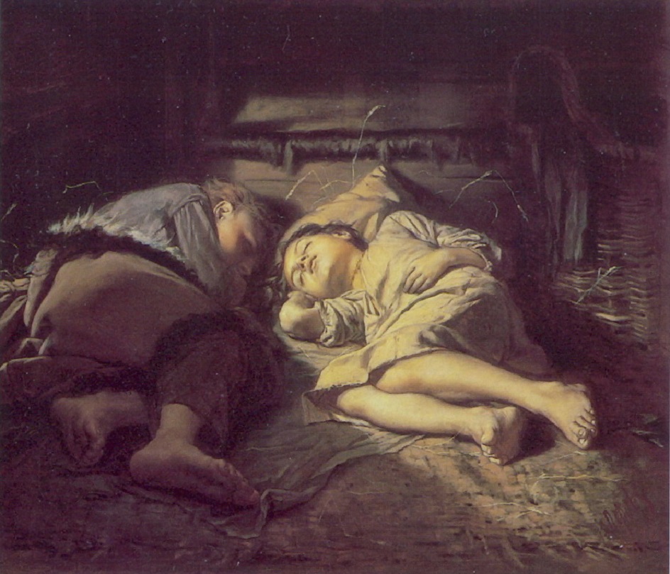 Василий Перов. «Спящие дети», 1870