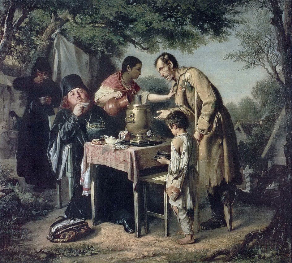 Василий Перов. «Чаепитие в Мытищах, близ Москвы», 1862