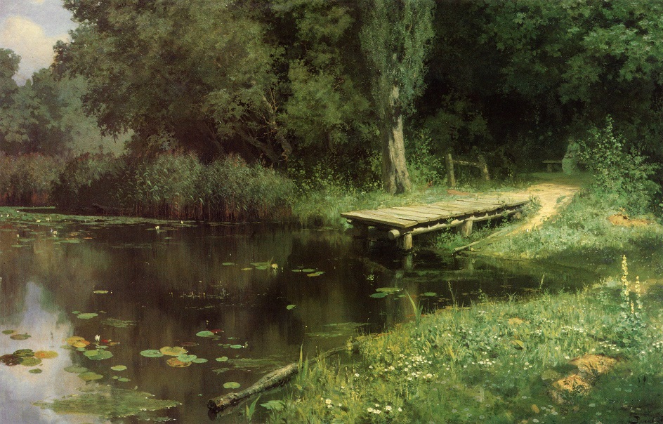 Василий Поленов. «Заросший пруд», 1879
