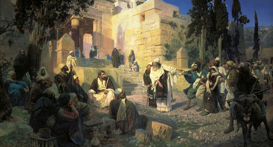 Василий Поленов. «Христос и грешница», 1888