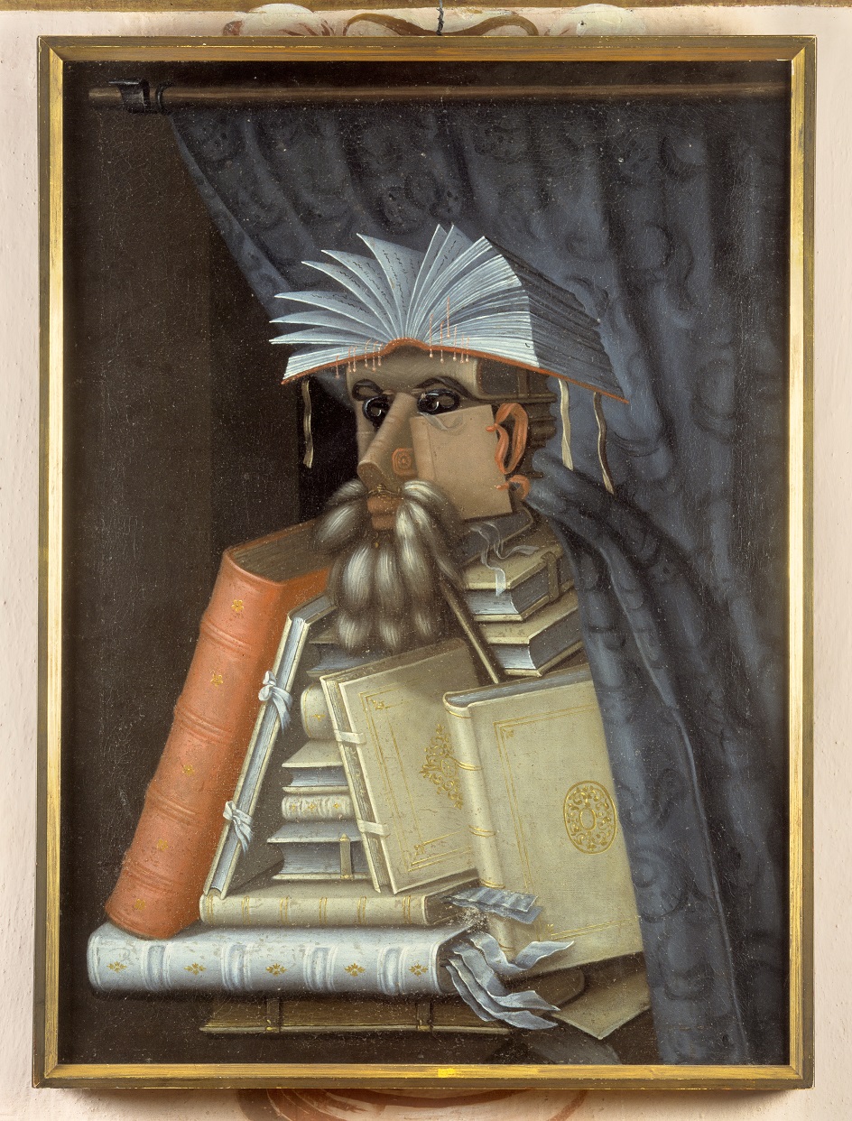 Джузеппе Арчимбольдо. Картина «Библиотекарь», 1566