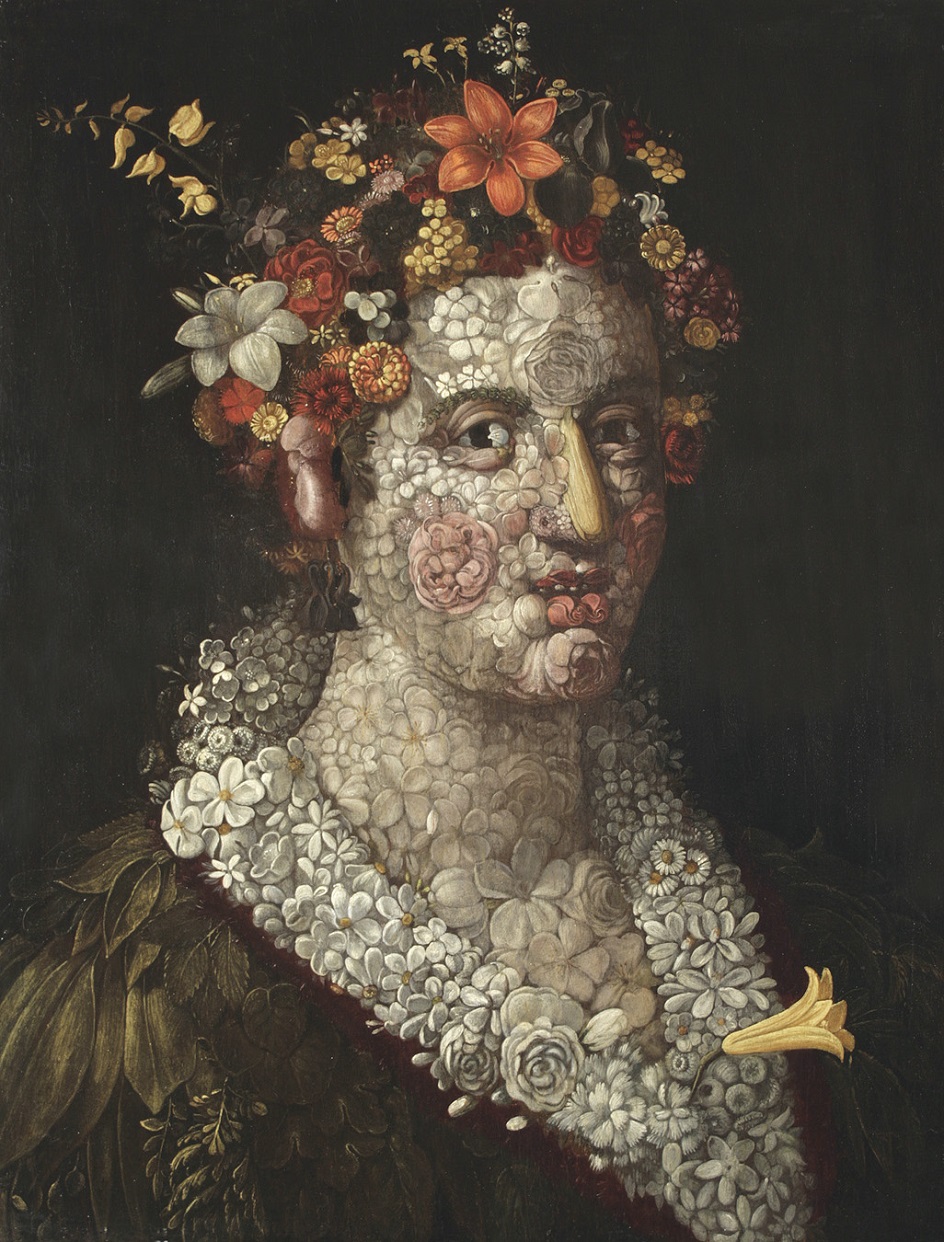 Джузеппе Арчимбольдо. Картина «Флора», 1588