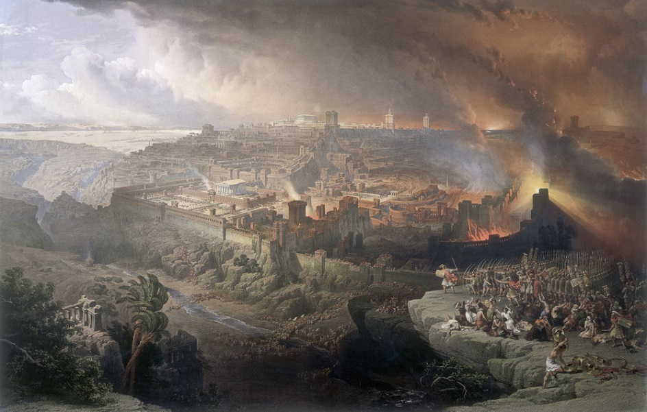 Дэвид Робертс. Картина «Разрушение Иерусалима», 1850