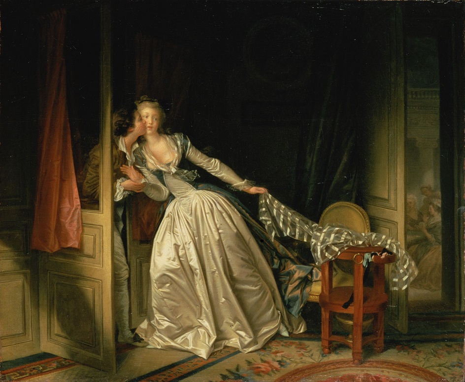 Жан-Оноре Фрагонар. Картина «Поцелуй украдкой», 1780