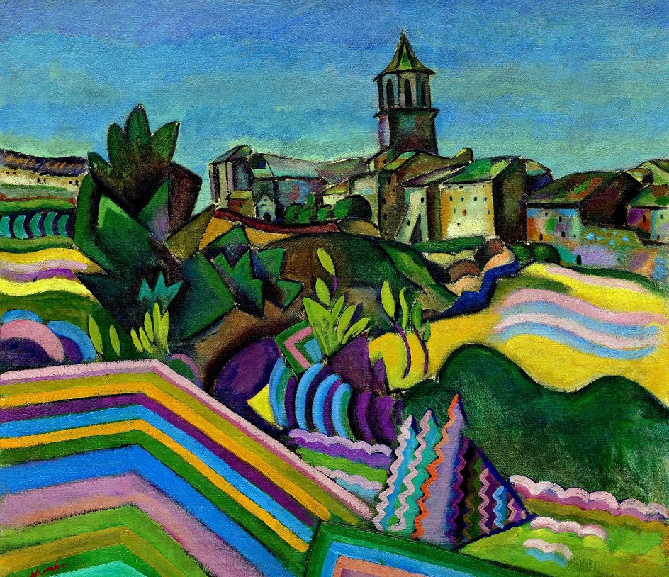 Жоан Миро. Картина «Деревня Прадес», 1917