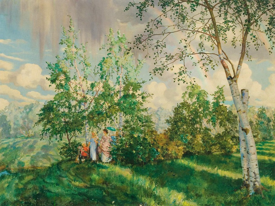 Константин Сомов. Картина «Радуга», 1927