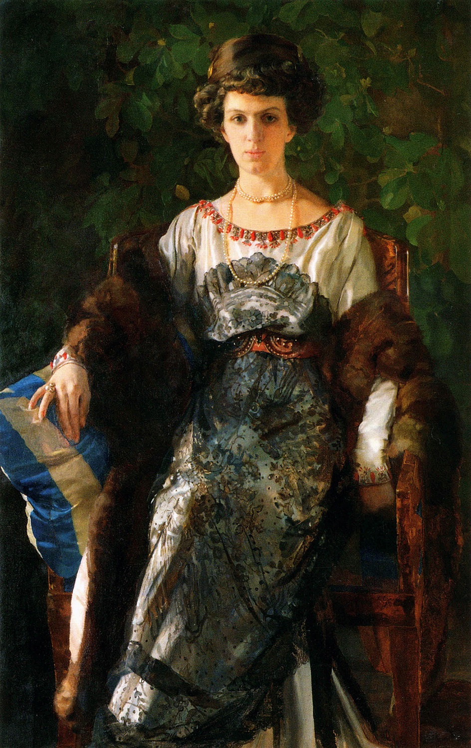 Константин Сомов. Картина «Портрет Е. П. Носовой», 1911