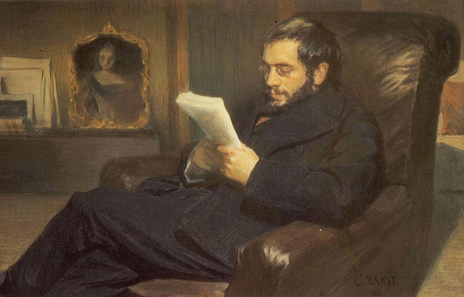Лев Бакст. Картина «Портрет Александра Бенуа», 1898