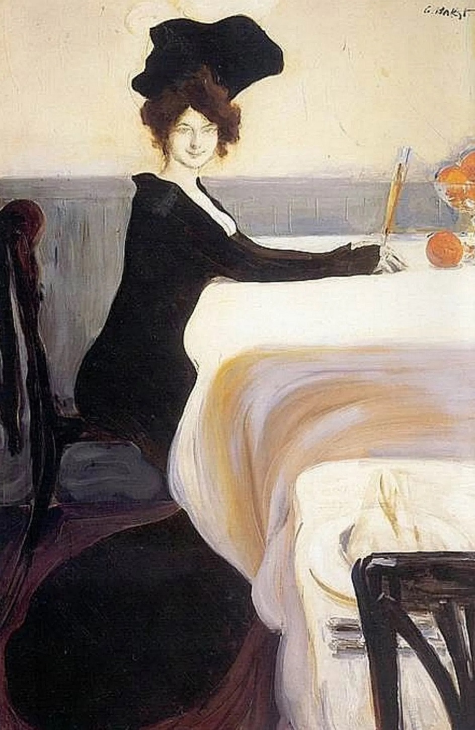 Лев Бакст. Картина «Ужин», 1902