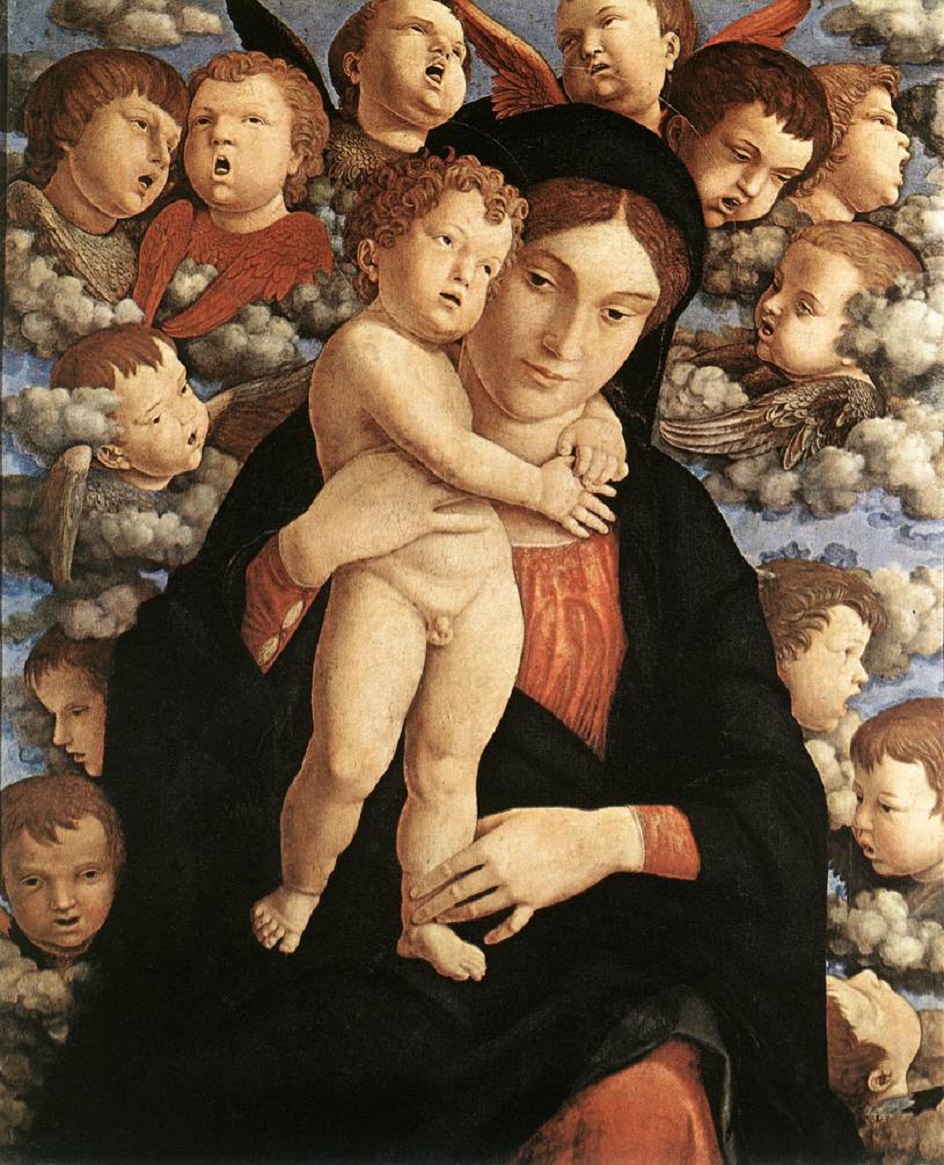 Мадонна на картинах. Андреа Монтенья. Картина «Мадонна Херувимов», 1485