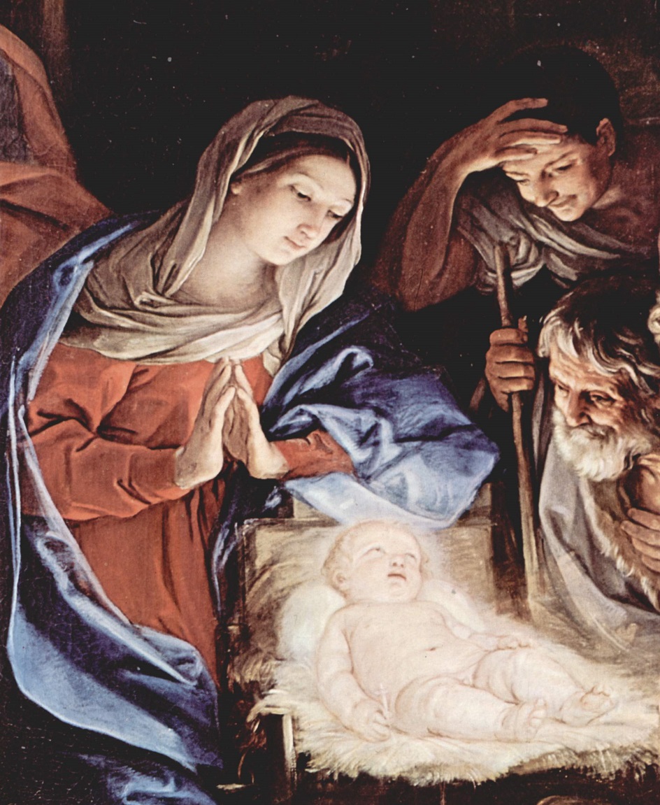 Мадонна на картинах. Гвидо Рени. Картина «Поклонение пастухов», 1642