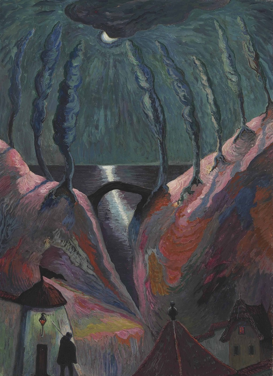 Марианна Веревкина. Картина «Фантастическая ночь», 1917