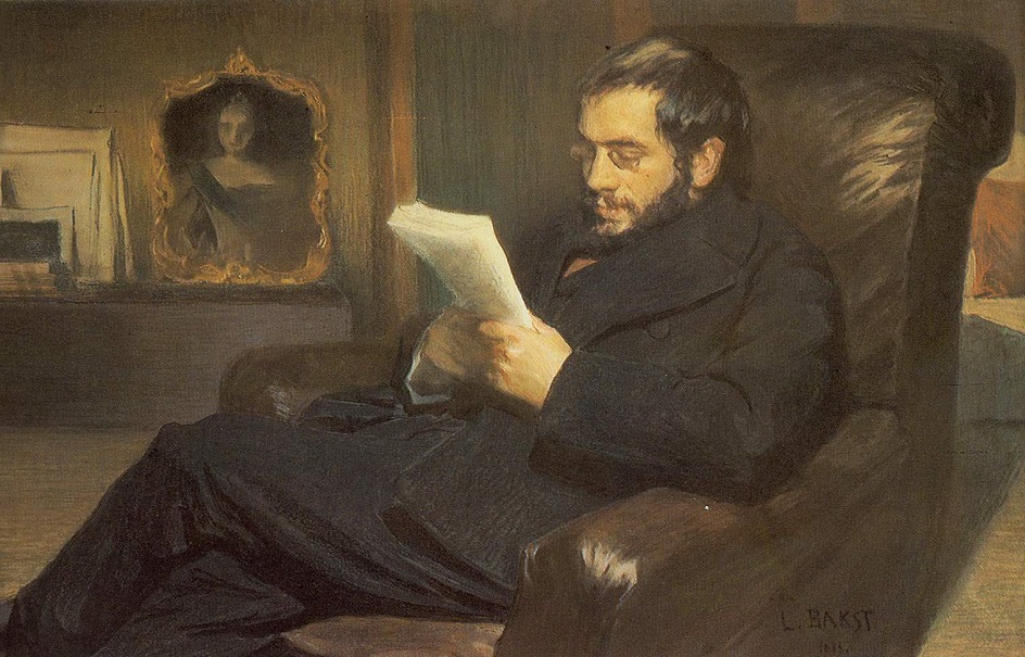 «Мир искусства». Лев Бакст. Картина «Портрет Александра Бенуа», 1898