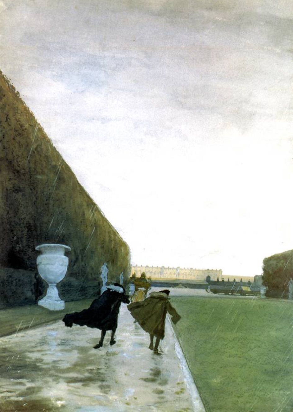 «Мир искусства». Александр Бенуа. Картина «Король прогуливается в любую погоду», 1898