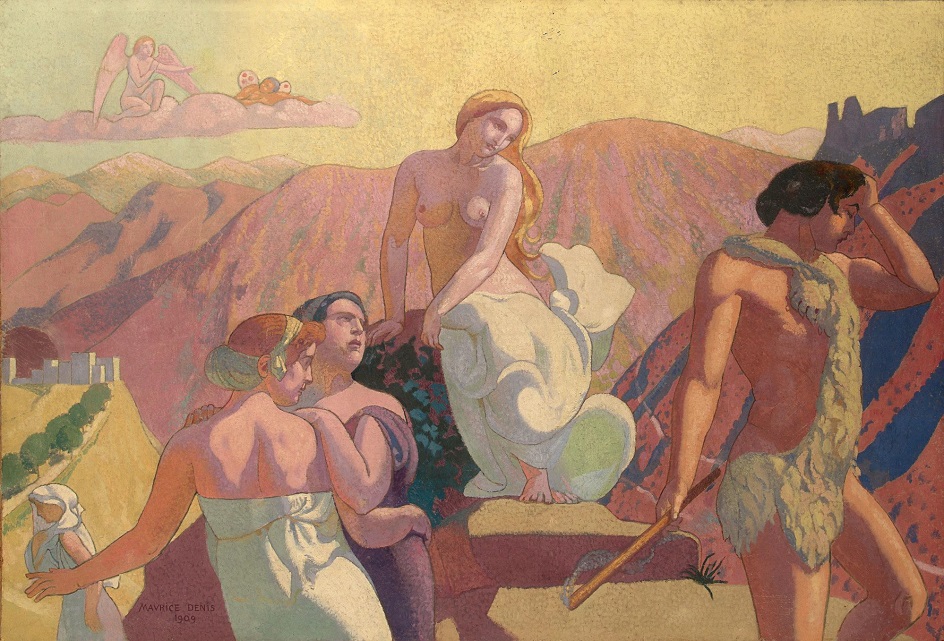 Морис Дени. Картина «Панно 6. Родные покидают Психею на вершине горы», 1909