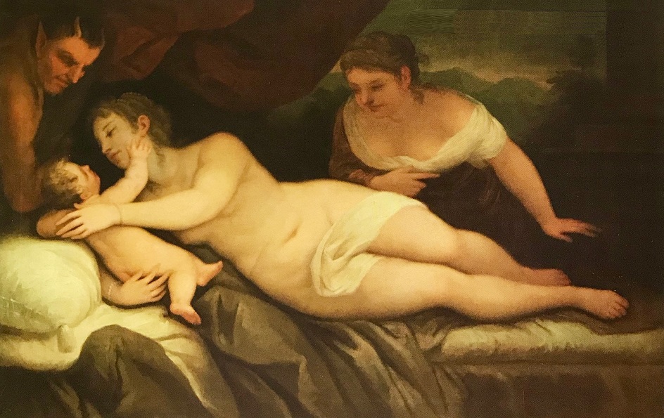 Федор Рокотов. «Амур, Венера и Сатир», 1763-1765