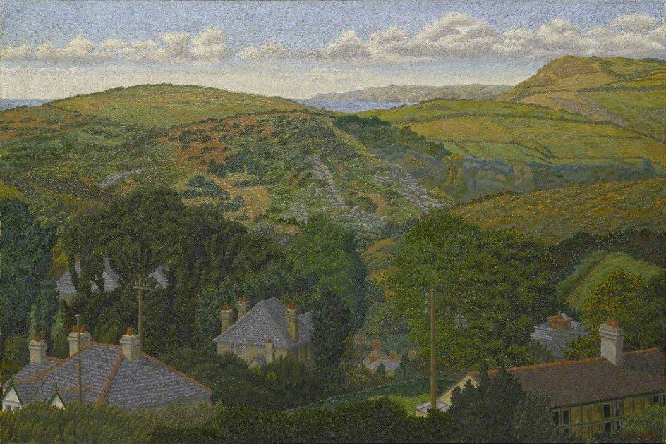 Шарль Жинне. Картина «Хартланд-Пойнт из Боскасла», 1941