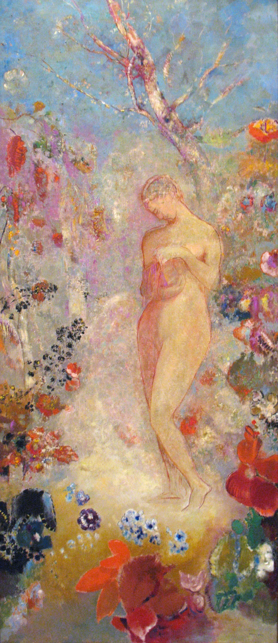 Одилон Редон. Картина «Пандора», 1914