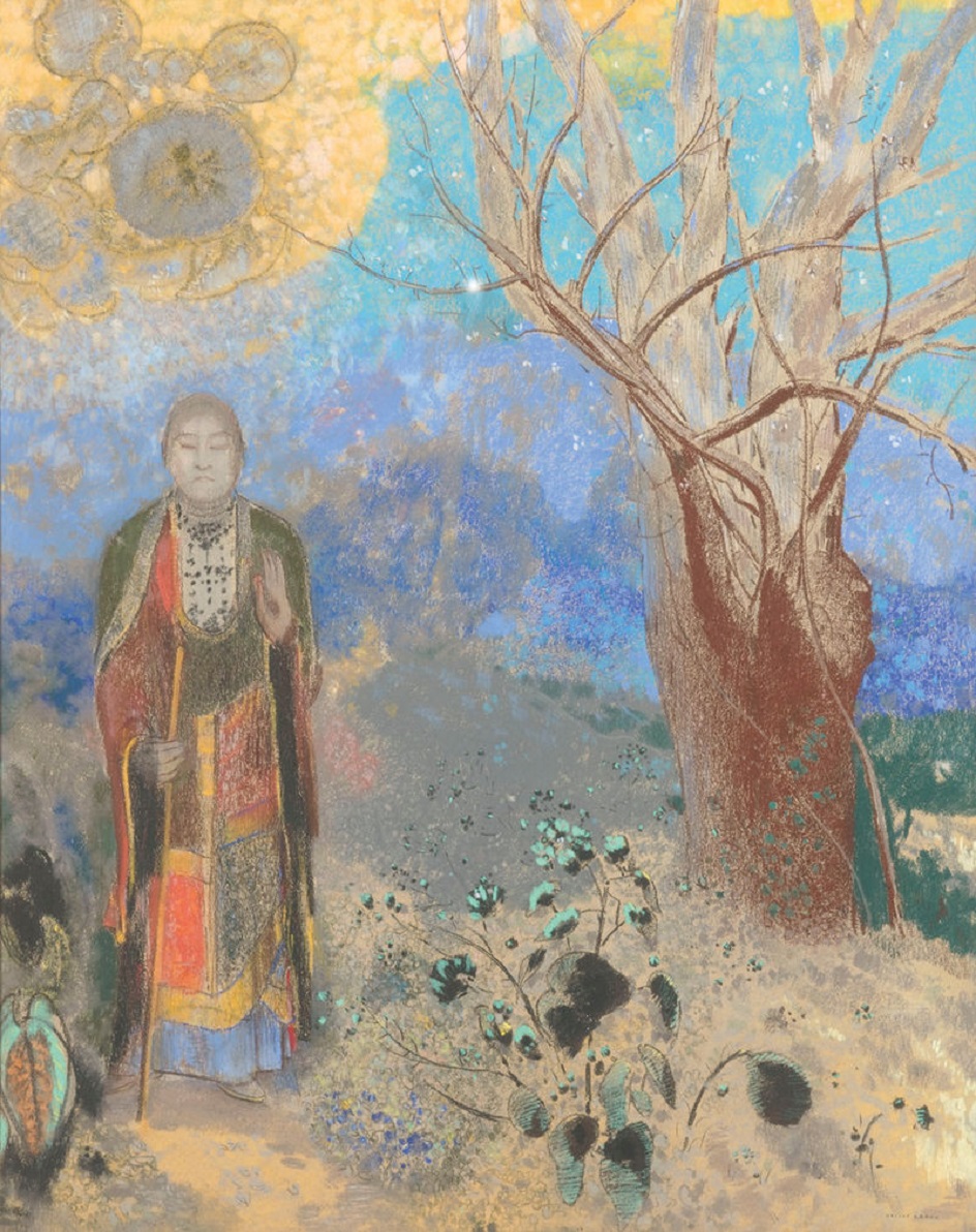 Одилон Редон. Картина «Будда», 1905