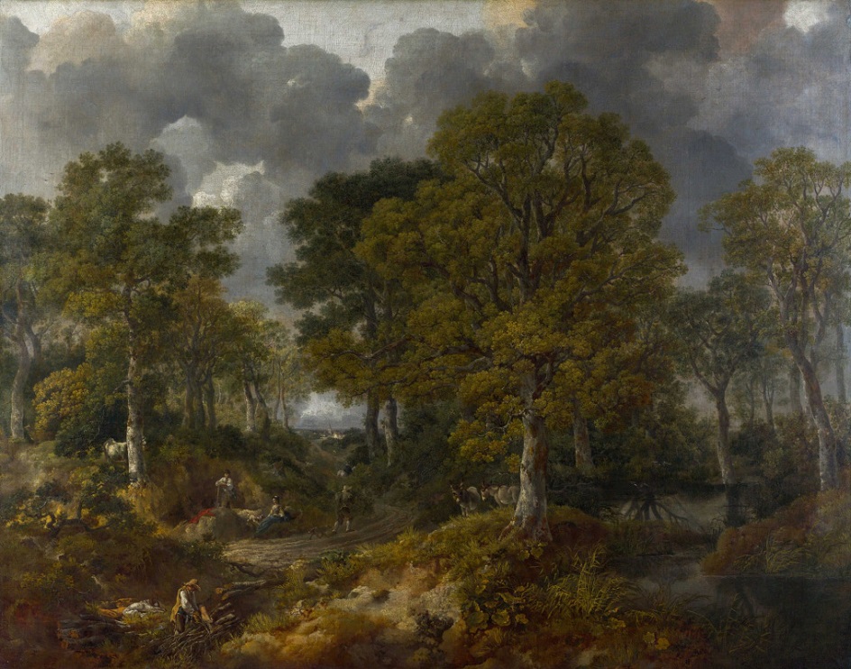 Томас Гейнсборо. Картина «Корнардский лес», 1748
