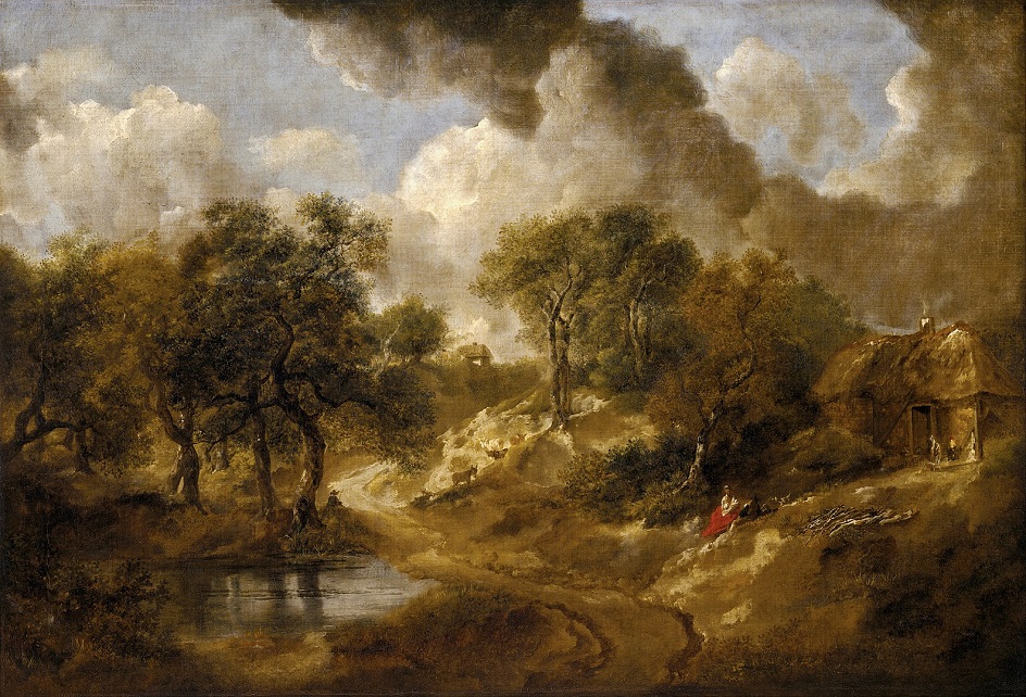 Томас Гейнсборо. Картина «Пейзаж в Саффолке», 1750