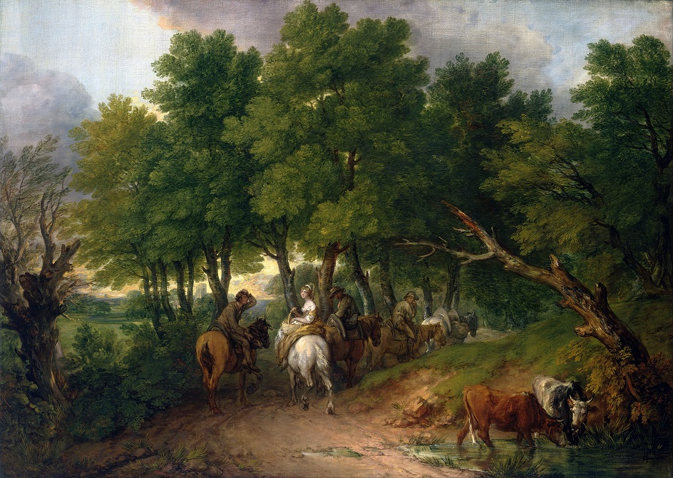 Томас Гейнсборо. Картина «Возвращение крестьян с рынка», 1768
