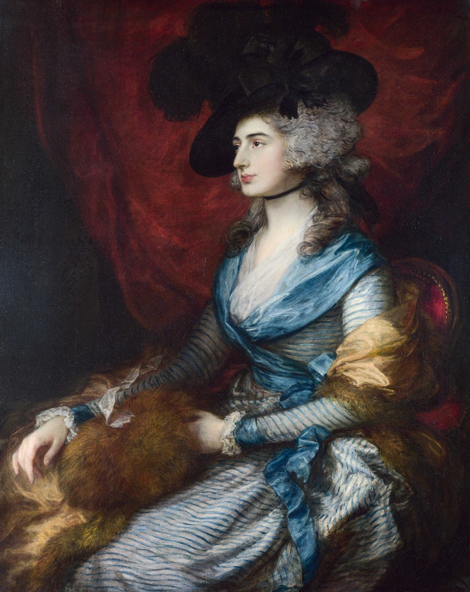 Томас Гейнсборо. Картина «Портрет актрисы Сары Сиддонс», 1785