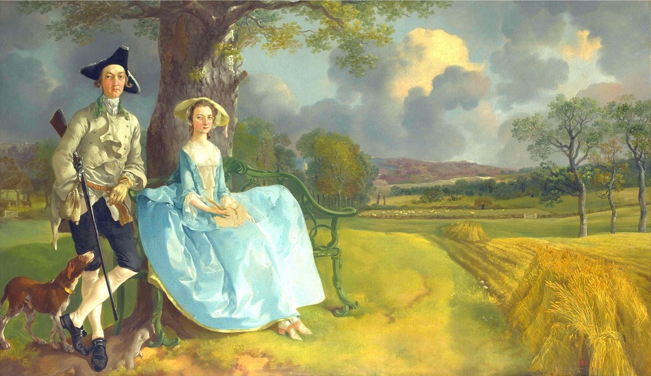 Томас Гейнсборо. Картина «Мистер и миссис Роберт Эндрюс», 1748