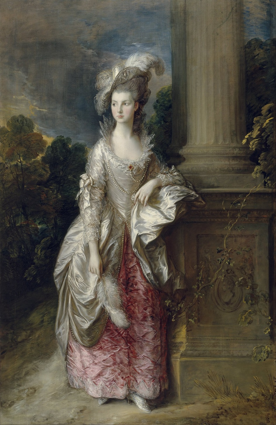 Томас Гейнсборо. Картина «Портрет миссис Мэри Грэм», 1777