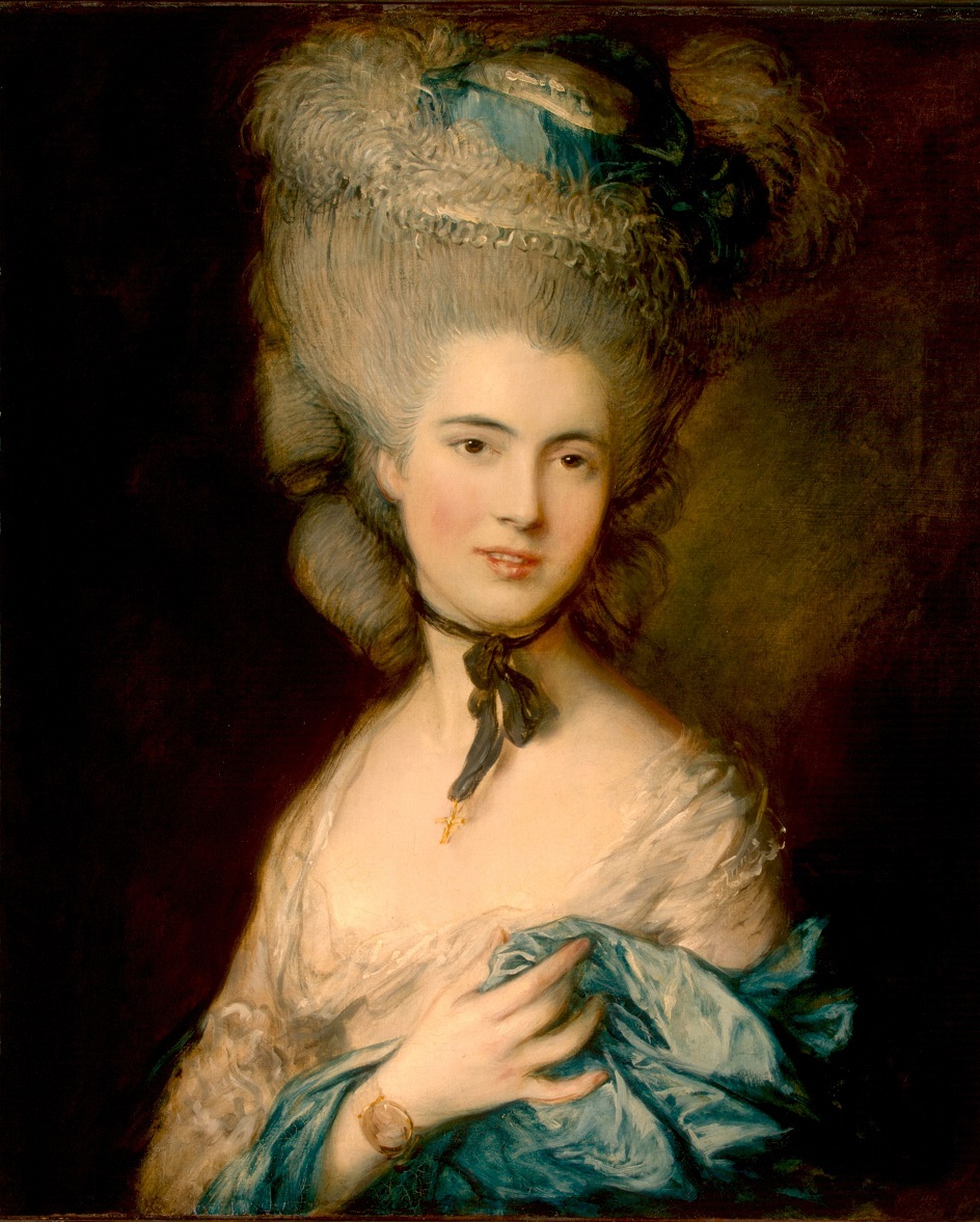 Томас Гейнсборо. Картина «Дама в голубом», 1780-е