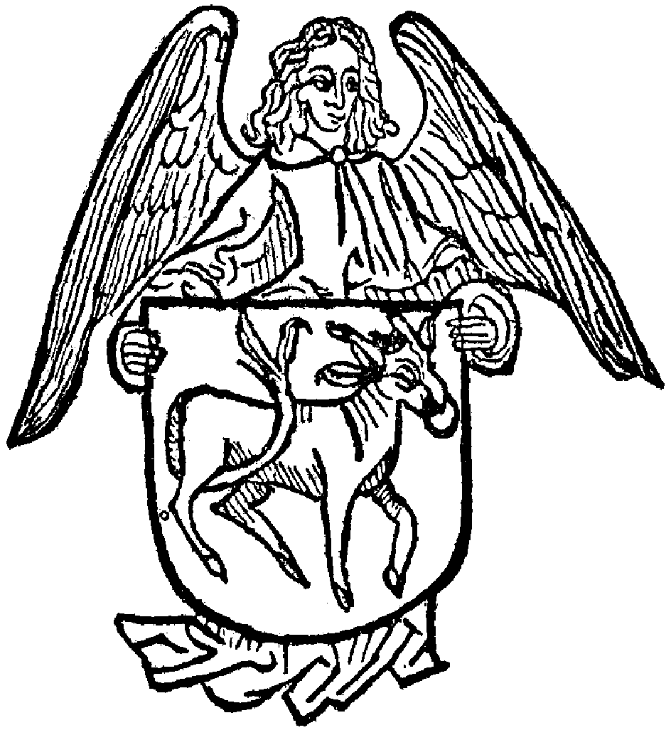 Экслибрис. Экслибрис монастыря Буксхайм, конец XV века