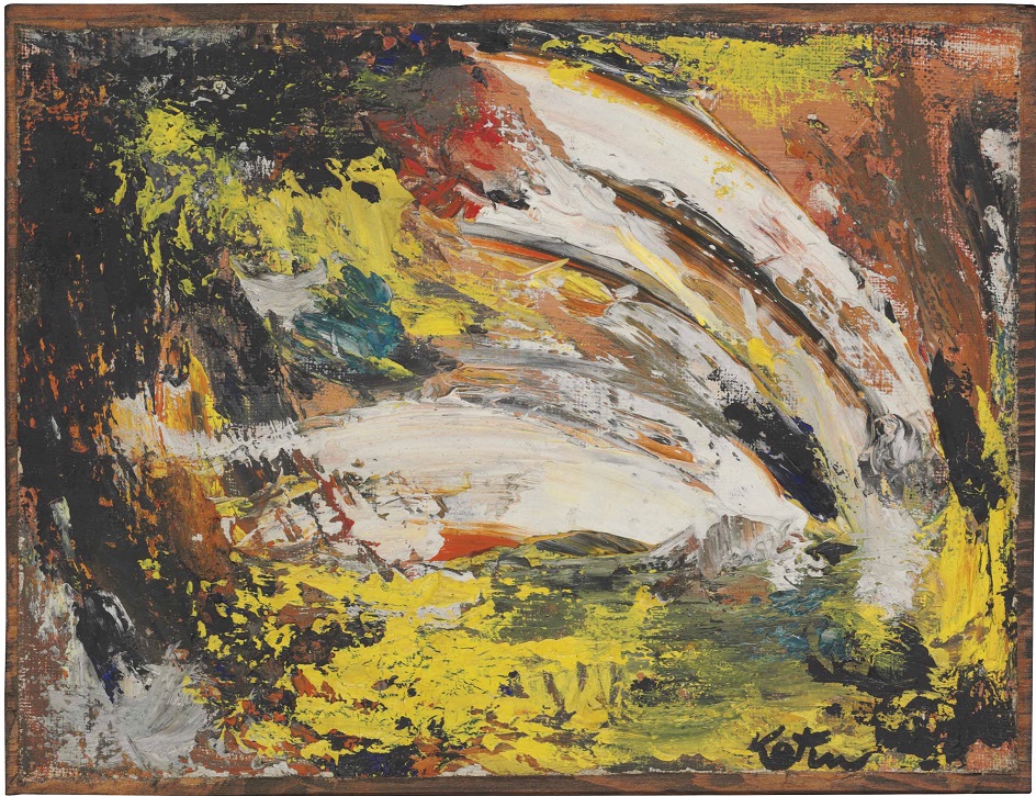 Абстрактный экспрессионизм. Альберт Котин. Картина «Без названия», 1944