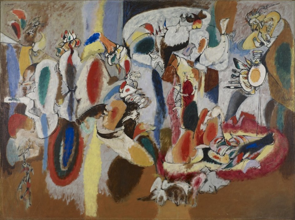 Абстрактный экспрессионизм. Аршил Горки. Картина «Печень как петушиный гребень», 1944