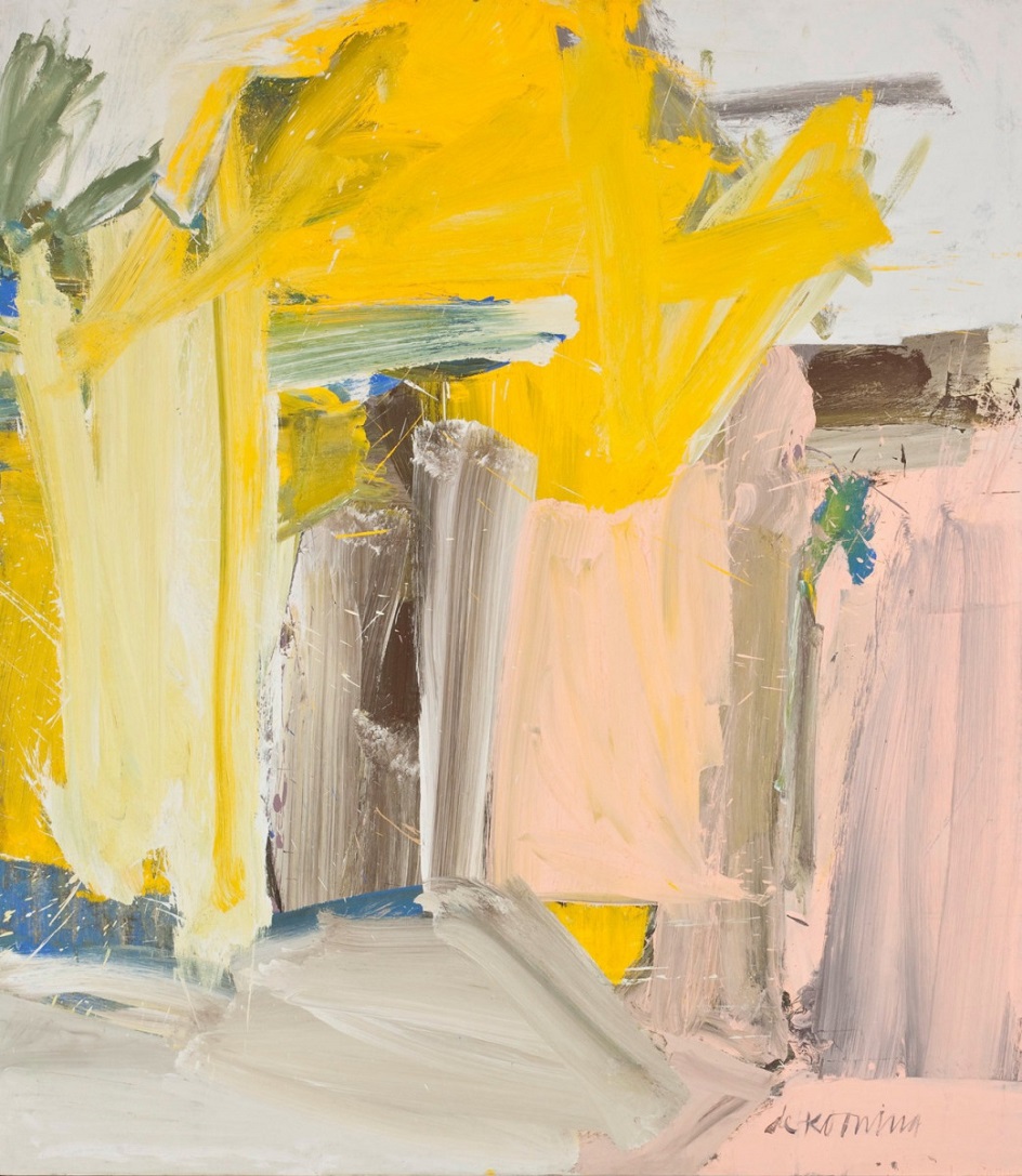 Абстрактный экспрессионизм. Виллем де Куннинг. Картина «Дверь к реке», 1960